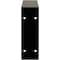 Ekena Millwork Embrey Steel Bracket, Powder Coated Black 2"W x 14"D x 5 1/4"H BKTM02X14X05EBPBL - alternate 4